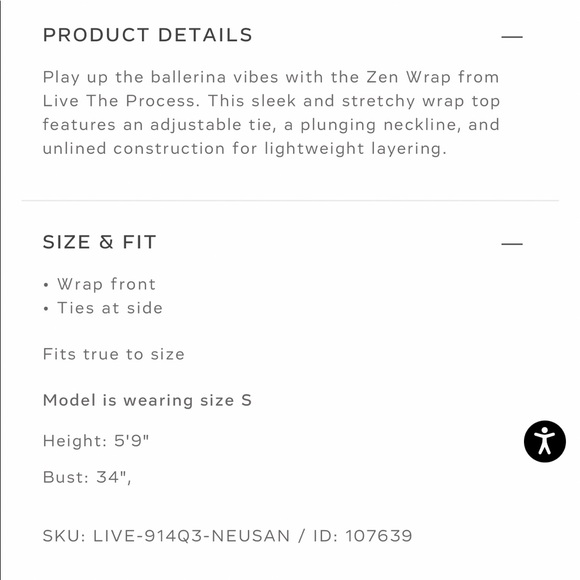 Zen Wrap top - Picture 8 of 9